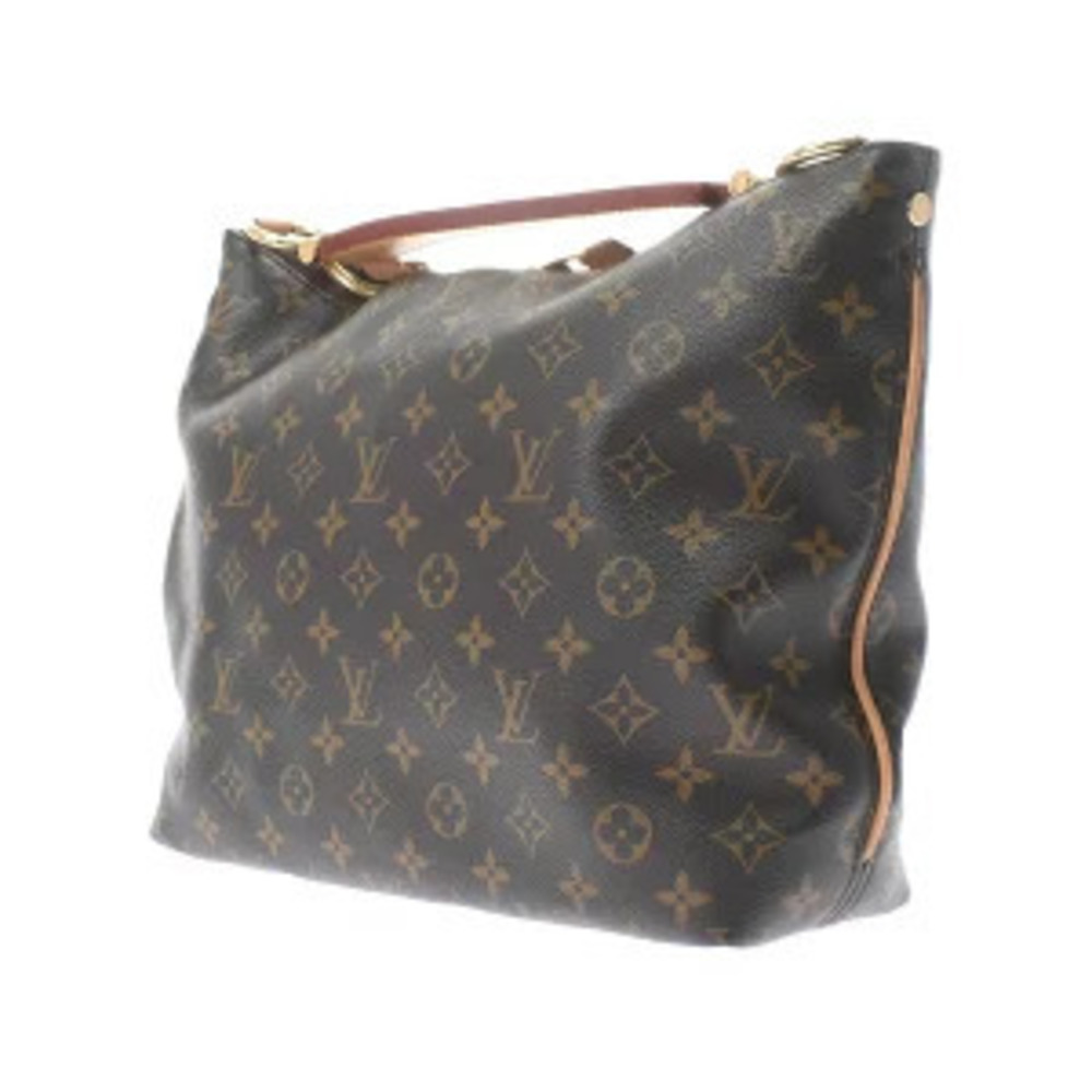Louis Vuitton Monogram Canvas Shoulder Bag Sully Brown